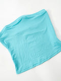 Elegant Women 2 Piece Set Strapless Shawl Vest Crop Tops+Irregular Pleats Skirts Sexy Matching Club Party Trend Suit