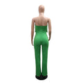Sexy Women Fringe Jumpsuits One Piece Outfits Women Summer Bodycon Jumpsuit Strapless Sleeveless Female Streetwear Overalls