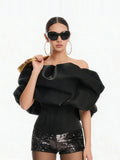 2026 Summer Solid Color Fashion Strapless fishbone corset topSexy Beach Party Slim Fit T-shirts Sweet Style Women's Wear
