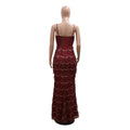 Women Sequins Long Dresses Spaghetti Strap Sexy Celebrity Party Maxi Evening Dress Birthday Luxury Vestidos