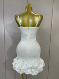 Women Luxury Diamonds Sleeveless Bodycon Bandage Mini Dress High Street Celebrate Evening Prom Club Elegant Birthday Party Dress