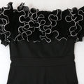 Woman Jumpsuits Elegant 3D Rose Flower One Piece Women Club Overalls Celebrities Outfits Party Sexy Clubwear