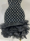Women Sparkly Rhinestones Ruched Luxury Birthfay Evening Party Dress Sexy Halter Sleeveless Bodycon Mini Bandage Cocktail Dress