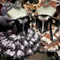 Olivegirl Sweet Lace Dress Lolita Purple Cute Girl Spring High-end Women Summer Birthday Party Elegant Princess Lolita Dresses