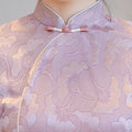 Red New Chinese Qipao Mid Sleeve Improved Retro Dress for Young Women Spring and Autumn Qipao Dress
