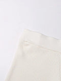 Solid Knitting Minimalist Pants For Women High Waist Loose Temperament Lantern Trousers Female Fashion Clothing Style 2023
