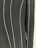Black Diamond V-Neck Long Women'S Dress Elegant Long Sleeved V Neck High Waist Formal Dinner Evening Gown Chic Lady 2026