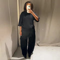 Elegant Lace Patchwork Satin Mini Dress Women High Collar Flare Sleeve See Through Party Dresses Autumn Lady Evening Robes