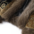 Chic Embroidery Fur Patchwork Waistcoats Women Stand Collar Sleeveless Female Vests 2026 Autumn Lady High Street Furry Tops New