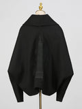 Autumn New Fashion Casual High-end Feel Jacket With TLapel Long Sleeve Korean Style Short Loose Clothes