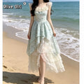 Olive Girl Flowing Sleeve Lolita Dress for Ren Faire 2026 Garden Wedding Fairycore Photoshoot Everyday Wear S-L XS-3XL Plus Size Flowing Sleeve Romantic Cottagecore Garden Party Editorial Not Costume Lolita Dress Chinese Heritage Fashion Women