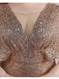 Plus Size Dress for Women Glitter Sequin Dresses Sexy Party Birthday Elegant Celebrity Floor Length Maxi Evening Dress