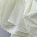 Solid Slimming Spliced Embroidery Dresses for Women Square Neck Sleeveless Patchwork Bows Dress Female Clothes New