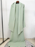 Evening Dresses Long Sleeves Slim Maxi 2026 Women Dinner Party Gowns With Ribbon Shawl Pearls Elegant Wedding Robes Lady