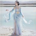 Olive Girl Blue Hanfu Dress 2026 S-XL XS-3XL Plus Size Hanfu Chinese Dress Traditional Chinese Clothing Chinese Heritage Fashion Women