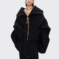 Autumn New Fashion Casual High-end Feel Jacket With TLapel Long Sleeve Korean Style Short Loose Clothes