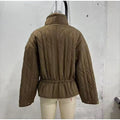 Upgraded Thick Wrap Front Tie Padded Jacket Kimono Style Collar Long Sleeve Loose Warm Daily Women Coat 2026 Winter Cotton Coats