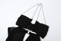 Sexy See Through Dress Women Sexy Halter Chain Backless Irregular Ruched Patchwork Vacation Birthday Party Clubwear