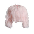 Ruffles Shirts For Women O Neck Lantern Sleeve Loose Pullover Summer Blouse Female Fashion Style Clothing