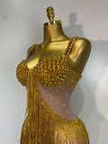 Shining Rhinestones Bodycon Long Dress Women Sexy Transparent Elagant Evening Party Birthday Prom Dress Photo Shoot Outfit