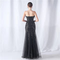 Sexy Elegant Long Wedding Party Dresses for Women 2025 Luxury Mesh Bridesmaid Evening Dresses Woman Sequin Summer Dress
