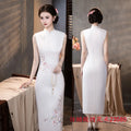 New Chinese Style Pink Embroidered Qipao Women's Improved Young High-end Engagement Dress Daily Women Qipao Dress