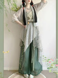 Olive Girl Green Hanfu Dress Everyday Wear 2026 S-L XS-3XL Plus Size Not Costume Hanfu Chinese Dress Traditional Chinese Clothing Chinese Heritage Fashion Women
