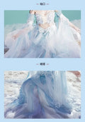 Olive Girl Blue Hanfu Dress 2026 S-XL XS-3XL Plus Size Hanfu Chinese Dress Traditional Chinese Clothing Chinese Heritage Fashion Women