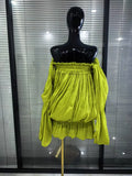 Women Puff Sleeve Sexy Slash Neck Off the Shoulder Bodycon Ball Gowns Mini Dress Nightclub Party Birthday Outfit