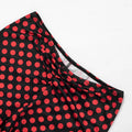 Sexy Fashion 3 Piece Set Woman Polka Dot Print Halter Bra Tops+Low-Neck Mini Sleeve Tees+Skinny Crop Pants Outfits