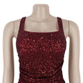 Prom Gowns European and American Temperament Backless Suspender Dress Solid Slim Draped Sequined Long Dresses for Women