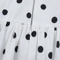 Polka Dot Vacation Mini Dress For Women  High Waist A-line Ball Gown Dress Sleeveless Halter Neck Female Summer Fashion