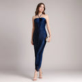 New Fashion Women Sexy Halter Off the Shoulder Tassel Bodycon Long Bandage Dress Celebrate Evening Party Nightclub Wear