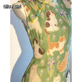 Olive Girl Green Romantic Qipao Fairycore 2026 Everyday Wear S-XXL XS-3XL Plus Size Romantic Garden Party Editorial Not Costume Qipao Cheongsam Chinese Dress Chinese Heritage Fashion Women