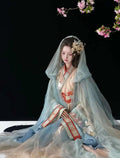Olive Girl Green Hanfu Dress 2026 S-L XS-3XL Plus Size Hanfu Chinese Dress Traditional Chinese Clothing Chinese Heritage Fashion Women