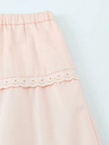 Casual Two Piece Set for Women Lapel Short Sleeve Slim Top Mid Waist Spliced Bow Short Skirts Sweet Outfit Female