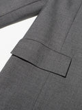 Chic Solid Spliced Lace Edge Blazers for Women Notched Collar Long Sleeve Temperament Designer Coats Female Clothes Style