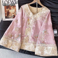 Olive Girl Pink Embroidered Embroidered Jacket for Ren Faire 2026 Garden Wedding Fairycore Photoshoot Everyday Wear S-XXL XS-3XL Plus Size Hand Embroidered Dramatic Silhouette Romantic Garden Party Editorial Not Costume Chinese Heritage Fashion Women