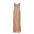 High Splits Tassels Maxi Dress Women Sexy Patchwork v-Neck Backless Sexy Zipper Elegant Banquet Skinny Party Vestidos