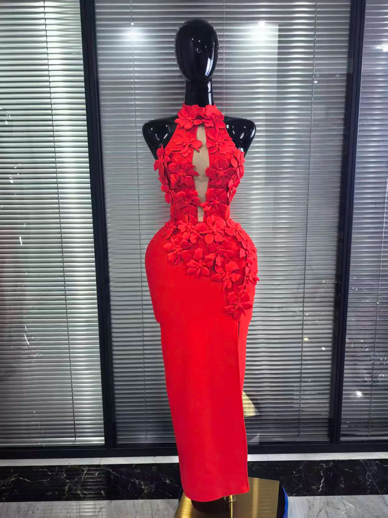 Women Sexy Off the Shoulder Florals Bodycon Bandage Long Dress Celebrate Homecoming Christmas Fashion Birthday Party Outfit