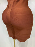 Women Sexy V Neck Backless Mini Bodycon Bandage Dress 2026 Elegant Evening Nightclub Evening Party Cocktail Prom Dress