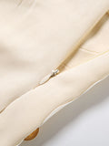 Chic Two Piece Sets for Women Tassel Epaulet Embroidered Hook and Eye Placket Cropped Jacket Mini Skirt for Party