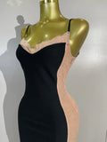 Elegant Celebrity Evening Club Party Prom Luxury Birthday Dress Woman Sexy Lace Patchwork Sleeveless Bodycon Long Bandage Dress