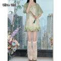 Olive Girl Blue Hanfu Dress 2026 S-L XS-3XL Plus Size Hanfu Chinese Dress Traditional Chinese Clothing Chinese Heritage Fashion Women
