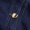 2026 New Blue Sleeveless Women Single-Breasted Belt Short Denim Dresses Woman Retro Slim A Line Mini Dress