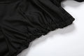 Knot Decoration Playsuit Women Halter Bandage Backless Tassel Folds Deep v-Neck Seeveless Elasticity Sexy Romper