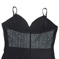 Rhinestones Spaghetti Strap Mesh Sequin Prom Maxi Dress Sexy Evening Long Split Side Party Luxury Wedding Guests Dress