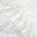 Sexy Spaghetti Strap Beaded Tassel Lace Long Dress Women White Sleeveless Bodycon Dresses Elegant Evening Dinner Gowns