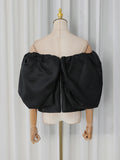 2026 Summer Solid Color Fashion Strapless fishbone corset topSexy Beach Party Slim Fit T-shirts Sweet Style Women's Wear