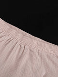 Casual Ruffle Women Two Piece Set V Neck Flare Sleeve Lace Top Short Skirt for Vacation Daily Wear Fashion Summer